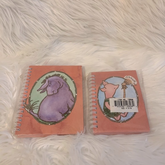 Eeyore & Piglet Mini Notebooks•set of 2•never used